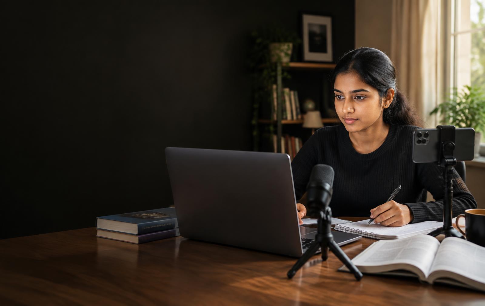 Student preparing for the Duolingo English Test