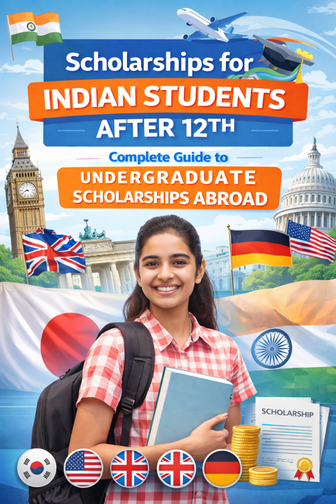 scholarships for indian students after 12th