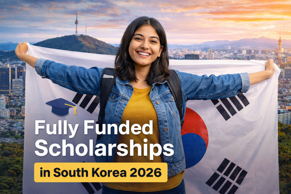 Person holding South Korean flag proudly