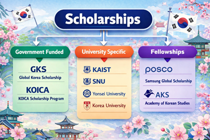 scholarship details for south korea