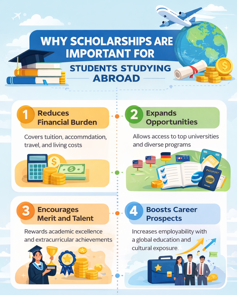 Benefits of scholarships for students abroad